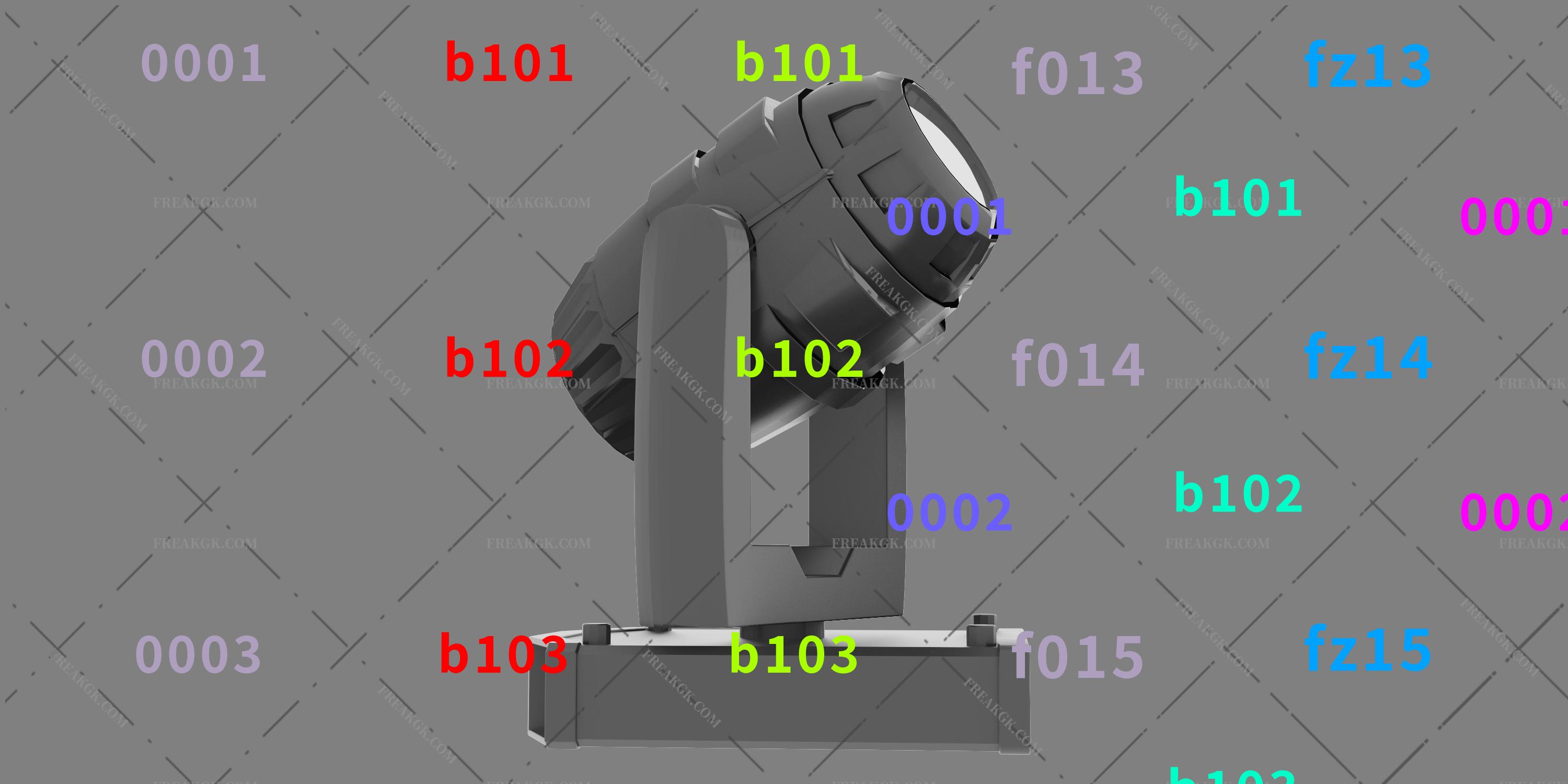 现代 射灯3D模型