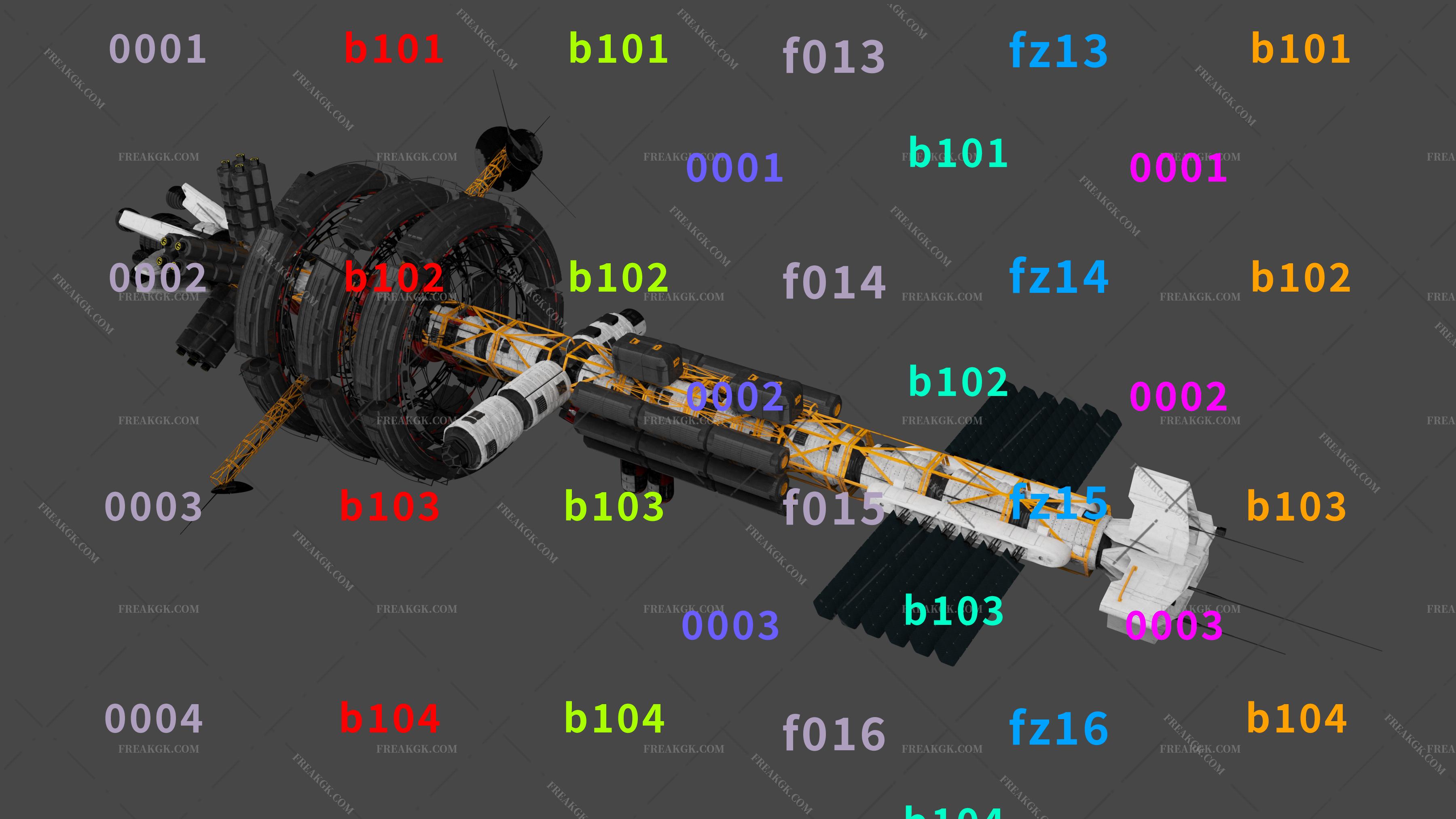航天飞船 宇宙飞船  空间站  3D模型