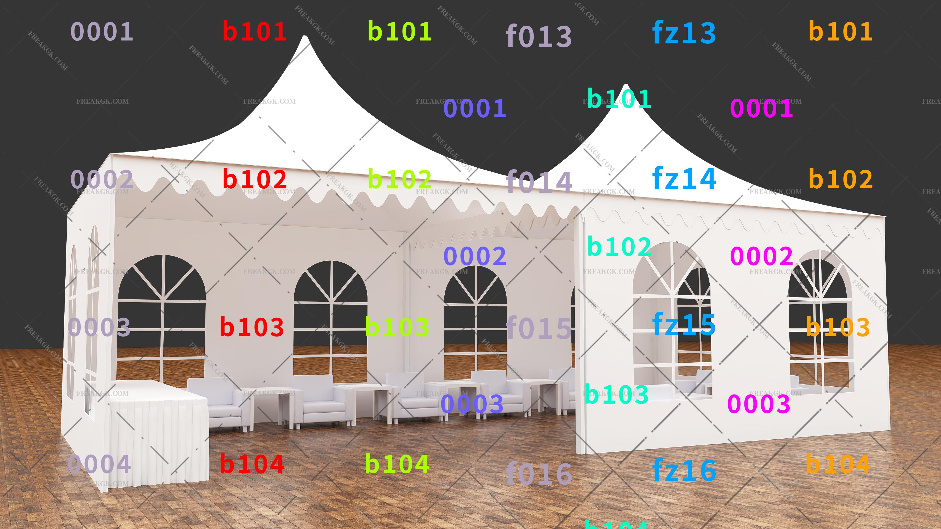 展览帐篷3D模型