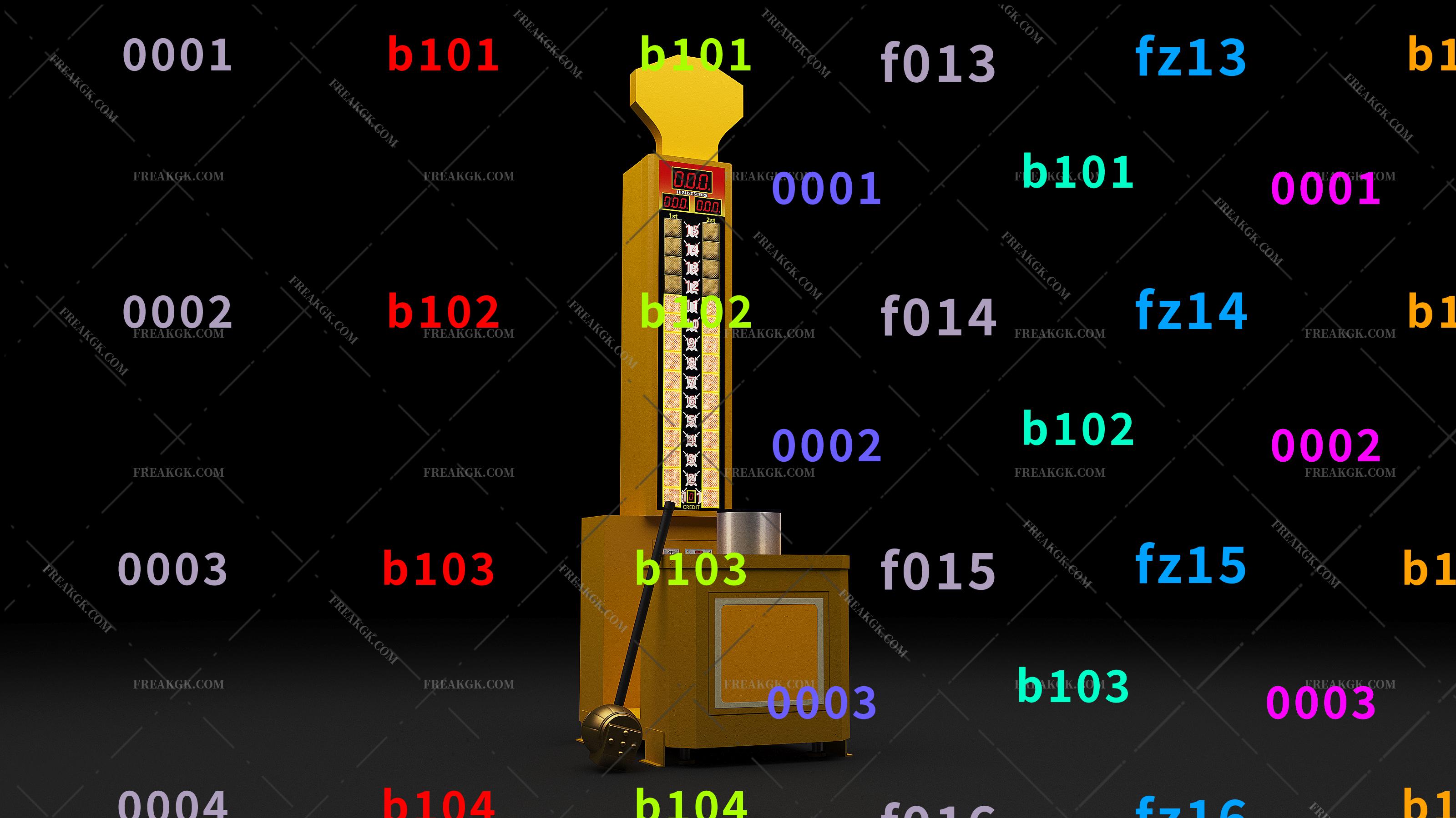 现代侧力机3D模型